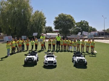 Çocuk Trafik Eğitim Parkı İle Eğlenerek Trafik Eğitiminin Temelleri Atıldı